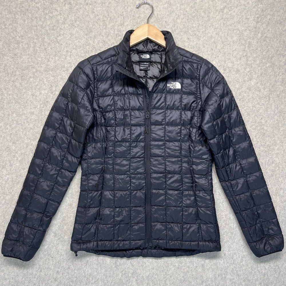 The North Face ThermoBall Eco Womens Black Puffer Jacket XS Full Zip